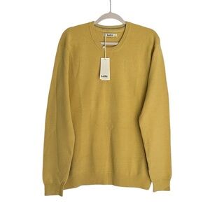 Lello Organic Cotton Sweater XXL NWT — Corn Yellow